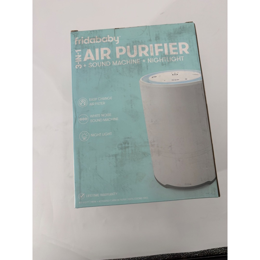 Fridababy 3-in-1 Air Purifier Sound Machine Nightlight HEPA Filter 150 Sq Ft - Picture 3 of 3